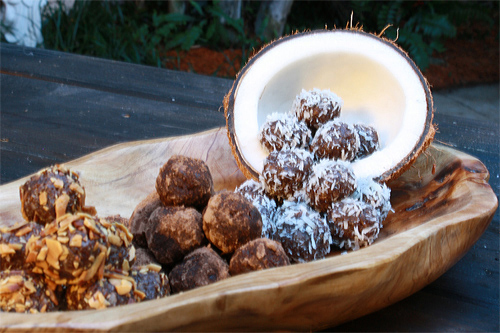Coconut Date Truffles Recipe photo