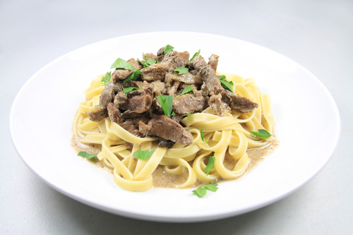 Coconut Grass-fed Beef Stroganoff recipe photo 