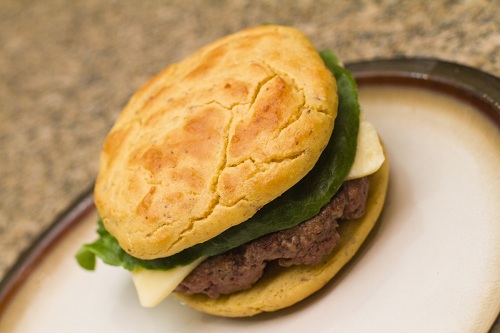 Single Gluten Free Burger Bun image