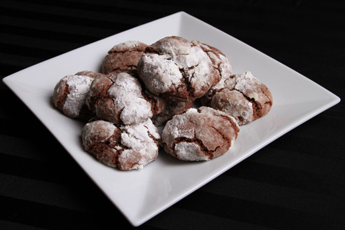 Gluten Free Chocolate Crinkles Cookies recipe photo