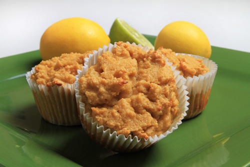 Gluten Free Lemon Lime Coconut Flour Muffins Recipe Photo