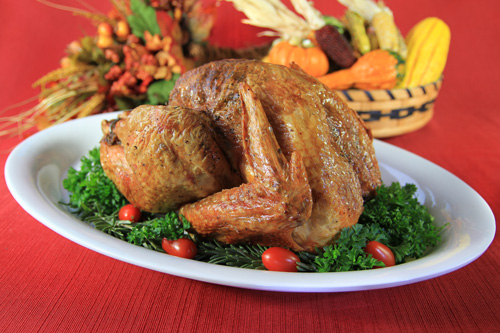 Organic Pastured Free-Range Herb Roasted Thanksgiving Turkey recipe photo