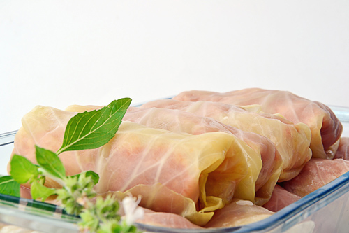 Vegetarian, Stuffed Cabbage Rolls