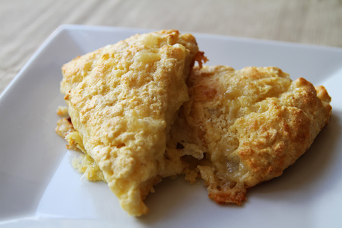 Savory, Cheese Scones with Coconut Flour