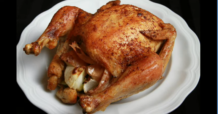 Roast Chicken with Coconut Oil