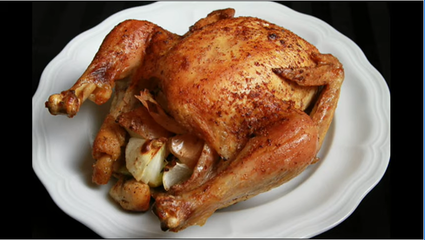 Roast Chicken with Coconut Oil