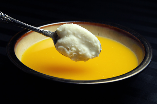 Butternut Squash Soup with Coconut Cream Concentrate