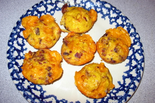 Gluten-Free, Bacon, Egg, and Cheese Muffins