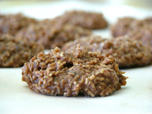 No-Bake Chocolate, Coconut Drop Cookies