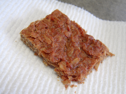 Coconut, Lime, Oat Bars