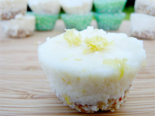 No-Bake, Mini Lemon, Coconut Tarts