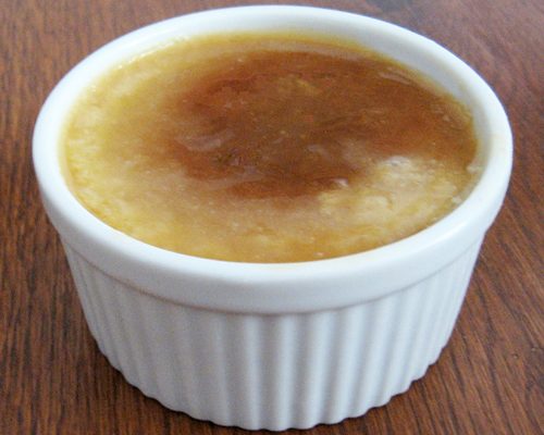 Coconut Milk, Honey Crème Brûlée