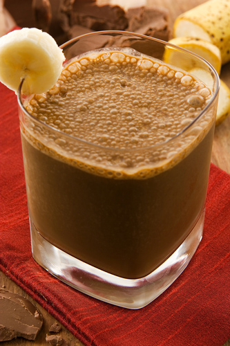 Coconut-Banana-Carob Smoothie