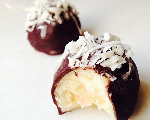 Coconut Oil, Chocolate, Banana Bonbons