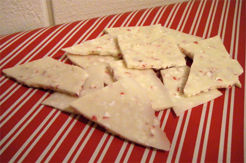 Coconut, Peppermint Bark