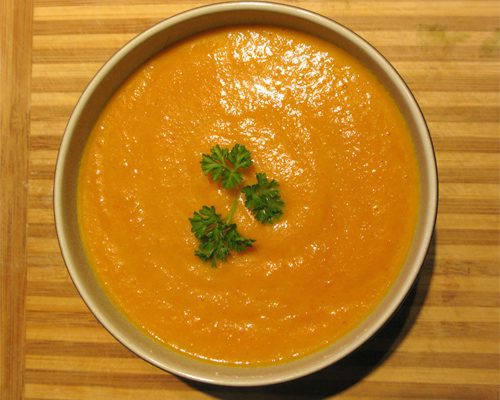 Curry, Cream of Carrot Soup