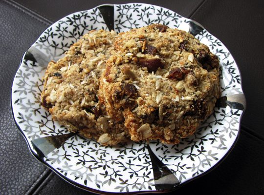 Fruit and Nut Breakfast Cookies