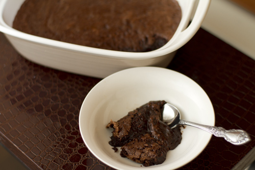 Gluten-Free, Brownie Pudding