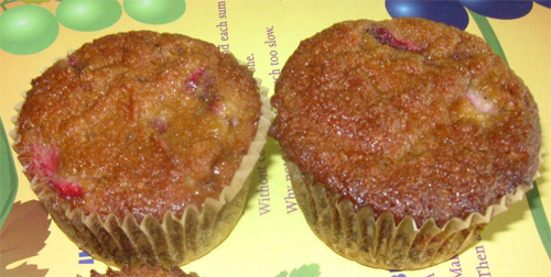 Gluten-Free, Fresh Strawberry, Coconut Flour Muffins