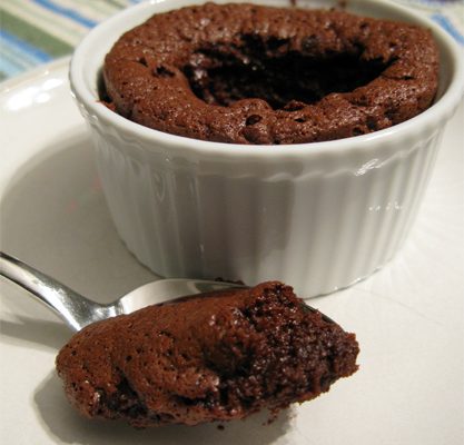 Gluten-Free, Molten Lava Chocolate Cake