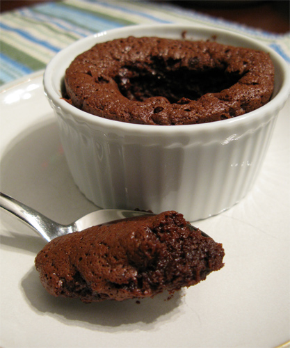 Gluten-Free, Molten Lava Chocolate Cake