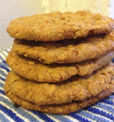 Gluten-Free Oatmeal, Butterscotch Cookies