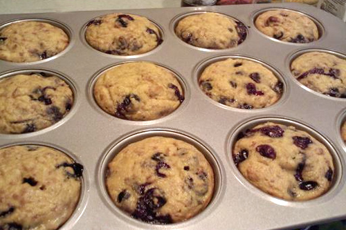 Gluten and Sugar-Free, Blueberry Muffins