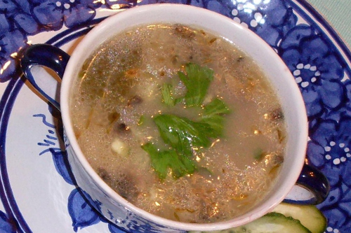 Intense Mushroom Coconut Soup