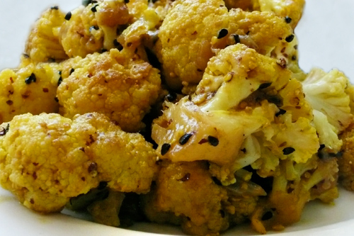 Mustard Seed, Cauliflower Stir-Fry