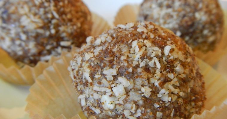 No-Bake Coconut Donut Holes