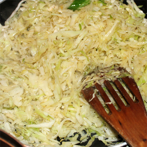 Pan-Fried Cabbage
