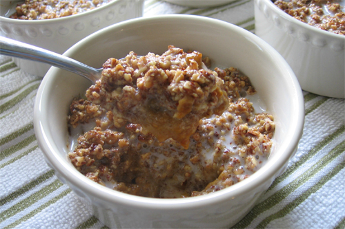 Pumpkin Crunch Casserole or Breakfast Pudding