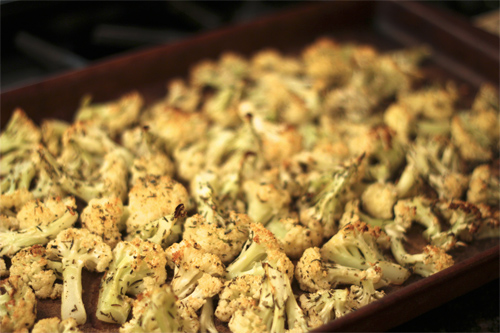 Roasted Coconut Cauliflower