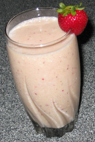 Sensational Banana, Strawberry Smoothie