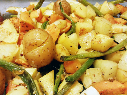 Coconut Oil, Roasted, Fall Vegetables