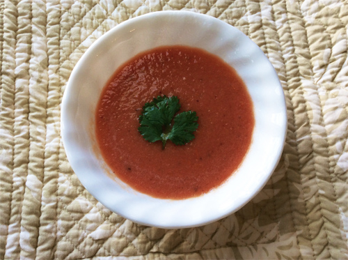 Tomato, Coconut Soup