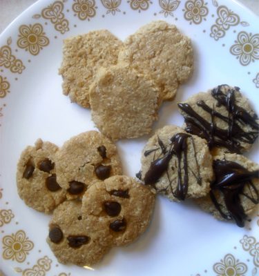 Chewy, Peanut Butter, Coconut Macaroon Discs