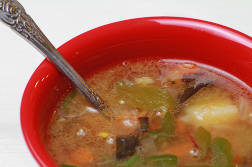 Feel-Good, Cold Weather Soup with Coconut Oil