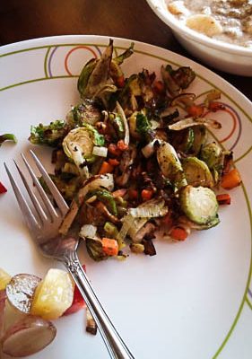 Fennel and Sprout Stir-Fry