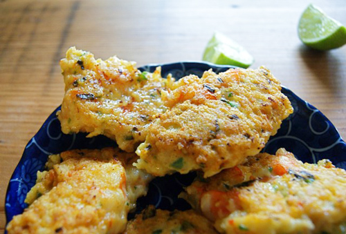 Shrimp and Coconut Fritters