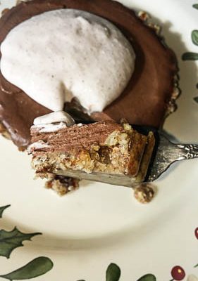 Chocolate, Coconut Mousse Tart