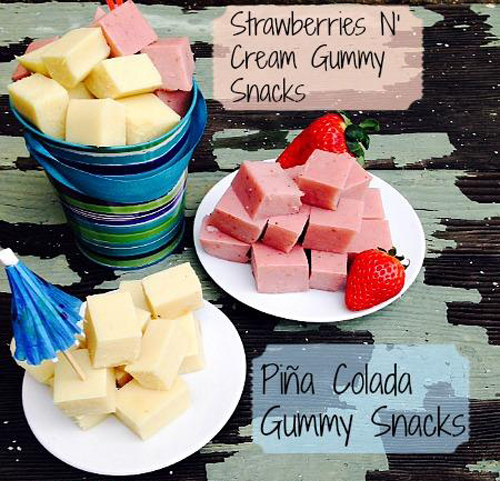 Piña Colada Gummy Snacks