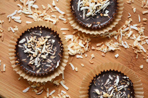 Gluten-Free, Toasted Coconut, Chocolate Cups