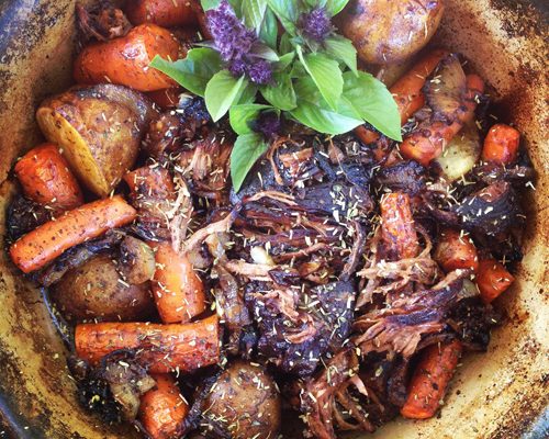 Pot Roast with Caramelized Onions