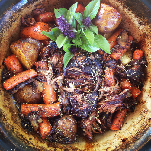 Pot Roast with Caramelized Onions