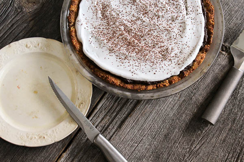 Gluten and Dairy-Free, Chocolate and Vanilla Pie