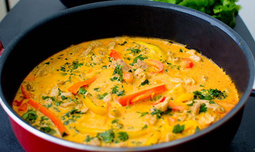 Dairy-Free, Thai Red Chicken Coconut Curry