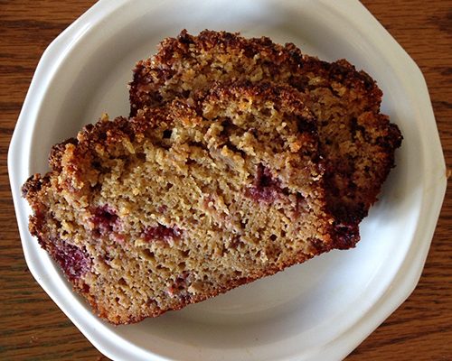 GAPS Approved Raspberry Crumble Bread