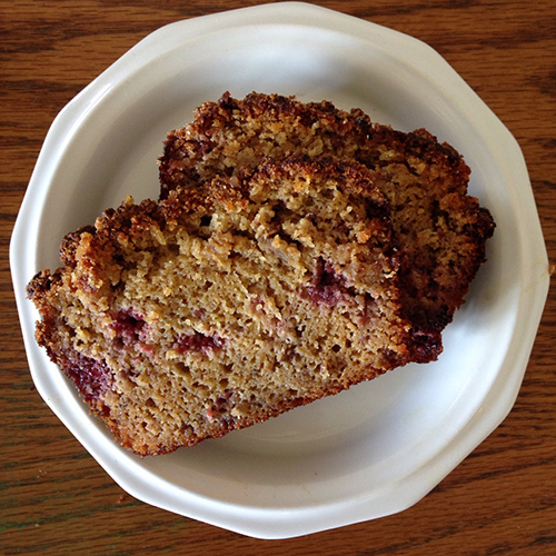 GAPS Approved Raspberry Crumble Bread