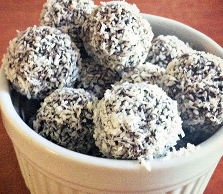 Chocolate, Coconut Rolled Truffles